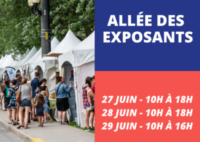 Allée des exposants